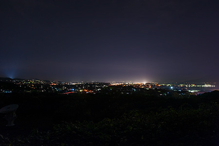 錦江湾公園の夜景