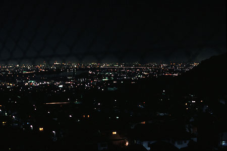紀ノ川サンシャイン台の夜景