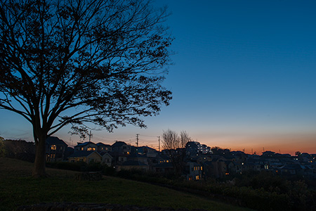 富岡総合公園 北台展望台の夜景