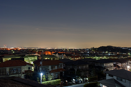 北野台緑地No.3の夜景