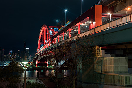 神戸大橋の夜景