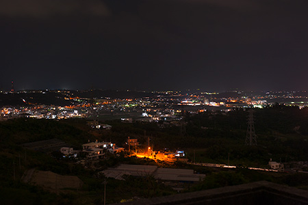 古謝団地　展望台の夜景