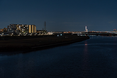 小松川大橋の夜景