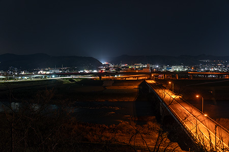 金刀比羅神社の夜景