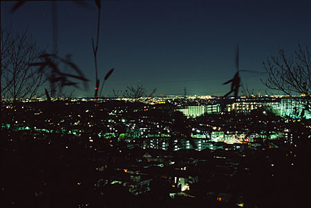弘法松公園の夜景