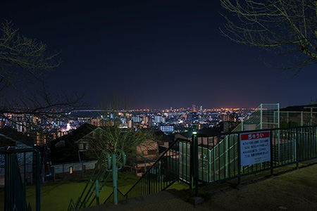 甲南台公園の夜景