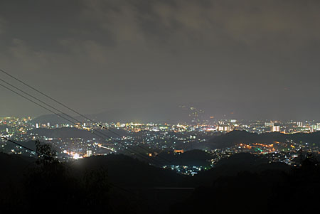 鴻ノ森の夜景