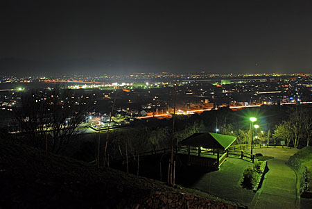 向麻山公園の夜景