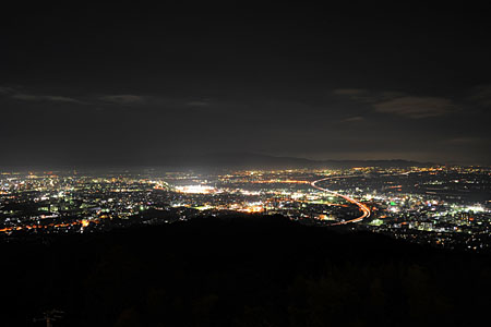 高良大社の夜景