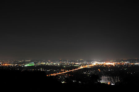 神園山の夜景