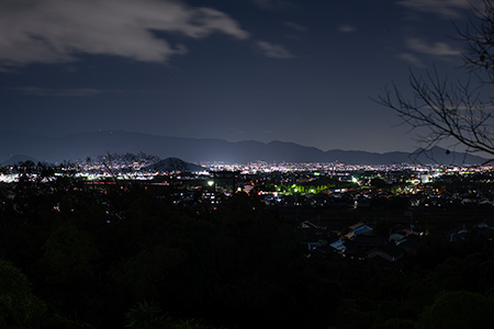 久延彦神社の夜景