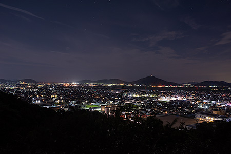 桑山公園の夜景