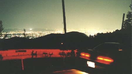 京見峠の夜景