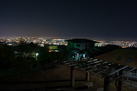 前山公園の夜景