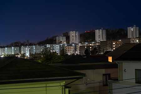 桝井西公園の夜景
