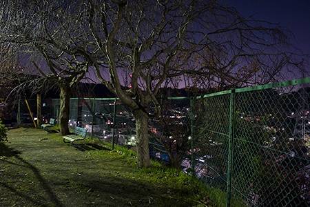 松根台公園の夜景