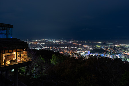 眉山の夜景