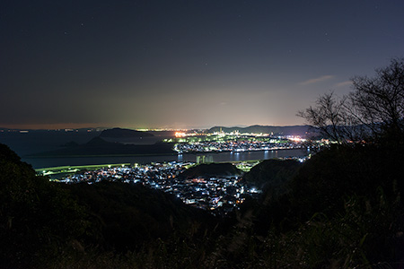有田みかん海道の夜景