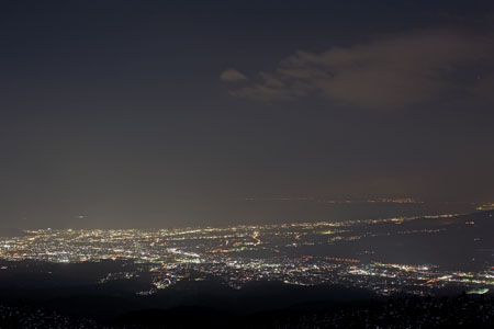 三国峠　芦ノ湖スカイラインの夜景