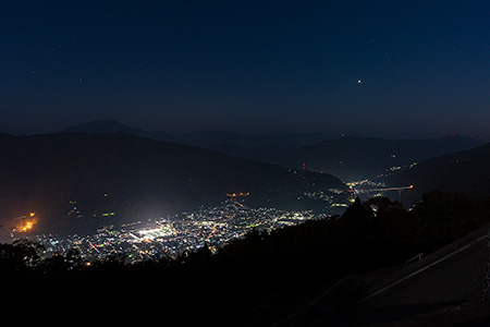 峯の久保展望台の夜景