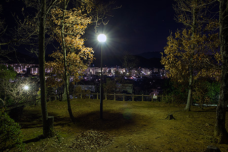 見瀬近隣公園の夜景