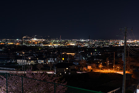 三ツ沢北団地の夜景