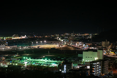 森崎小学校裏の夜景