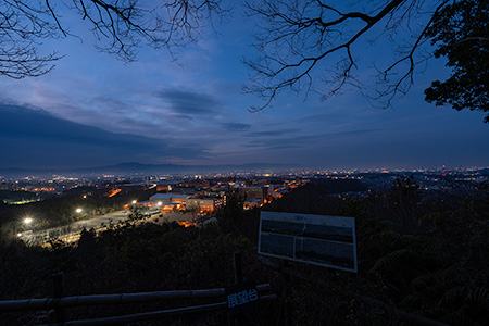 牟礼山 展望台の夜景