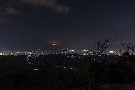 明星山公園の夜景