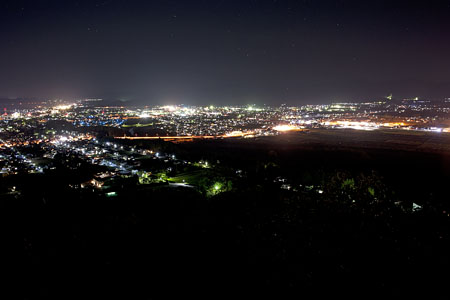 長根山の夜景