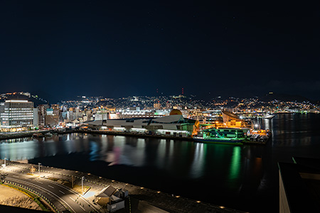 長崎県庁 展望テラスの夜景