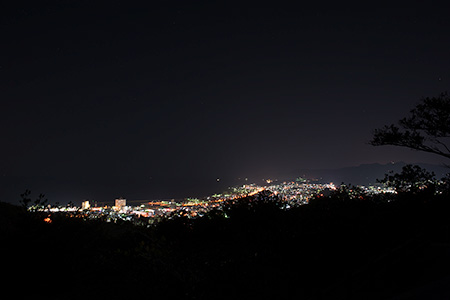 名護中央公園　南展望台の夜景