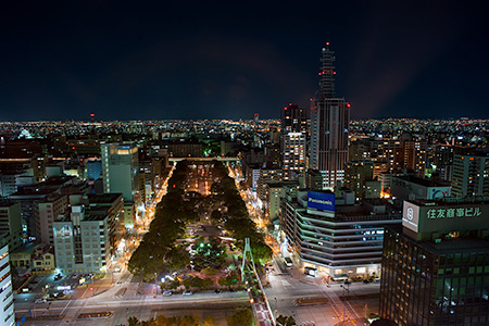 MIRAI TOWER（名古屋テレビ塔）の夜景