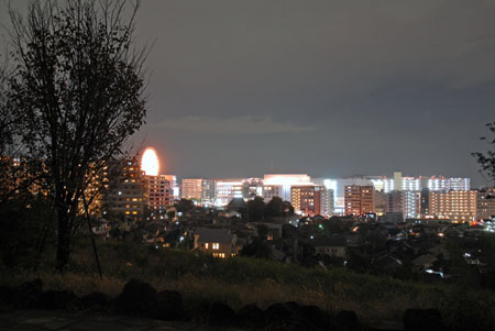 中川八幡山公園の夜景