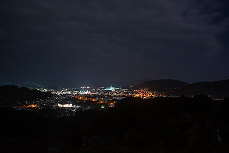 中尾山中腹の夜景