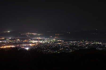 七尾城山展望台の夜景