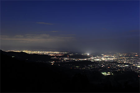 菜の花台（ヤビツ峠）の夜景