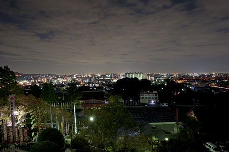犬山成田山大聖寺の夜景