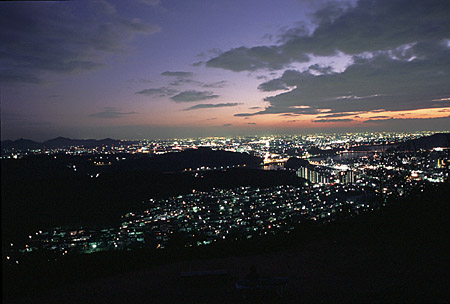 日本ラインうぬまの森の夜景