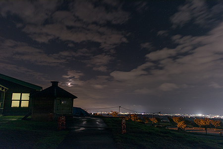 くろべ牧場 まきばの風の夜景