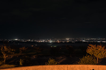 くろべ牧場 まきばの風の夜景