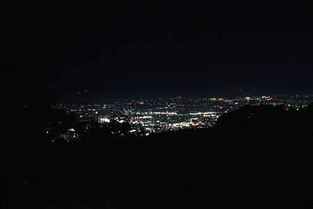 西蔵王公園の夜景