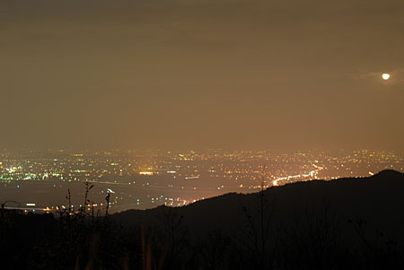庭田山頂公園の夜景