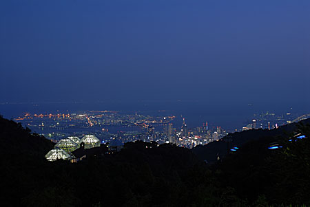 神戸布引ハーブ園の夜景