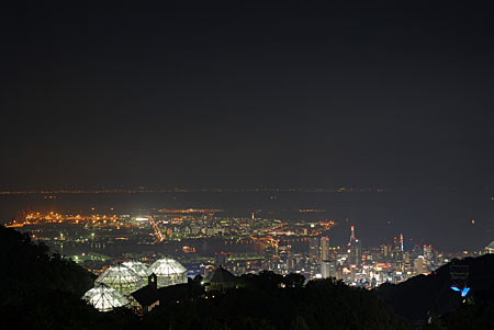 神戸布引ハーブ園の夜景