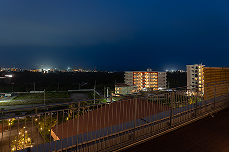 イオンモール沖縄ライカムの夜景