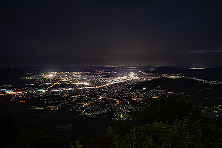 大平山の夜景