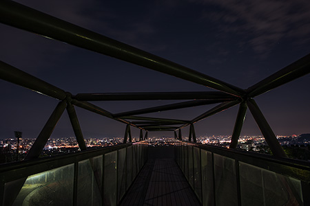 まどかパーク（大野城総合公園）の夜景