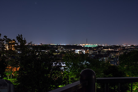 大坂台公園の夜景