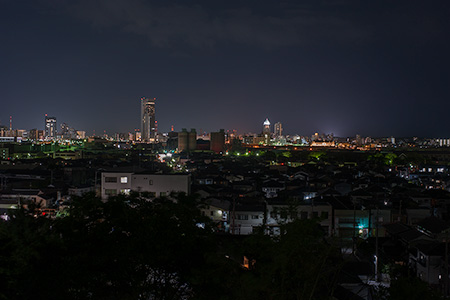 大山台公園の夜景